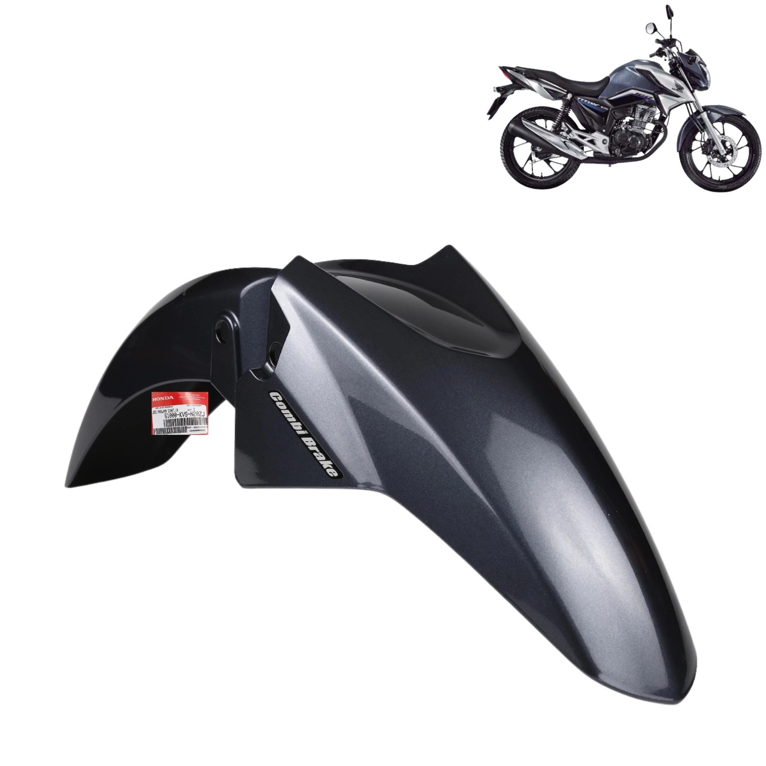 Paralama Dianteiro Cg Titan 160 2022 Cinza Original Honda Paralama Dianteiro Cg Titan 160 2022 Cinza Original Honda