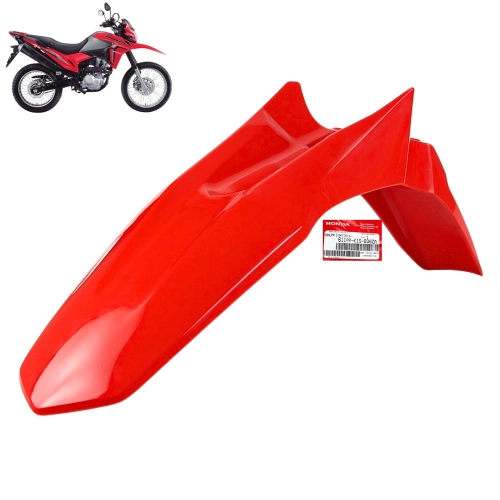 Paralama Dianteiro Nxr Bros 160 2022 A 2024 Vermelho Original Honda Paralama Dianteiro Nxr Bros 160 2022 A 2024 Vermelho Original Honda