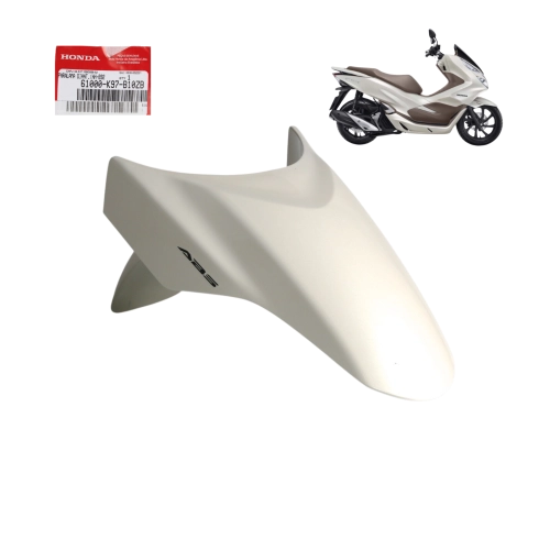 Paralama Dianteiro Pcx150 Dlx 2019 Branco Creme Abs Original Honda