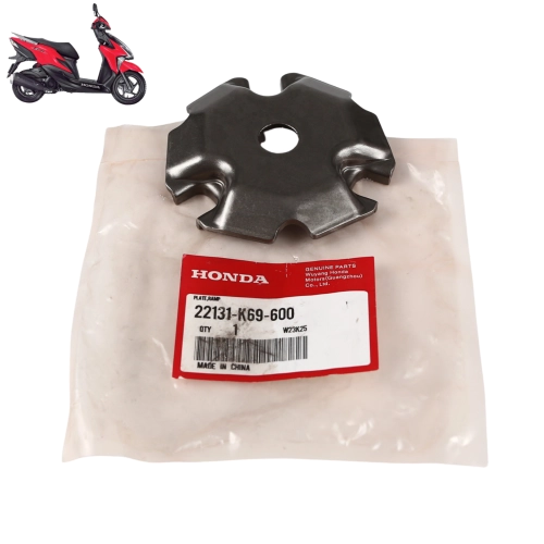 Placa Roletes Elite 125 2019 A 2024 Original Honda Placa Roletes Elite 125 2019 A 2024 Original Honda