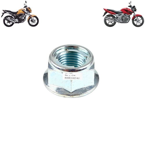 Porca Eixo Roda Dianteira Cg Titan Fan 125 150 160 Cb 300