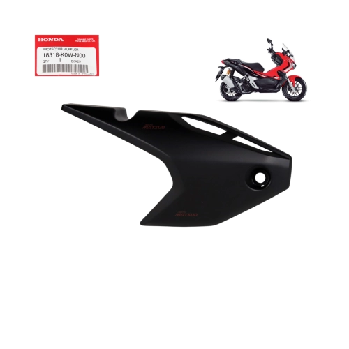 Protetor A Escapamento Menor Adv 150 2021 A 2024 Preto Orig