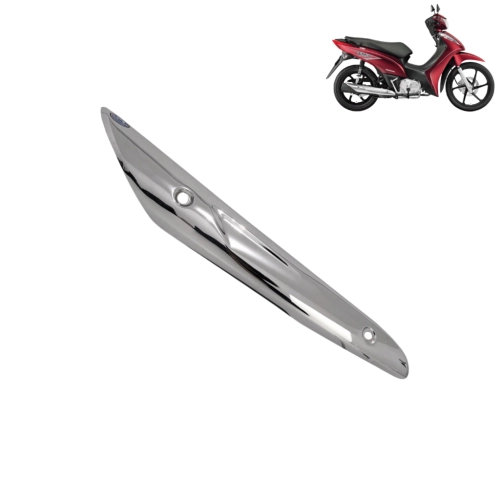 Protetor Escapamento Biz 125 2011 a 2017 Original Honda Protetor Escapamento Biz 125 2011 a 2017 Original Honda