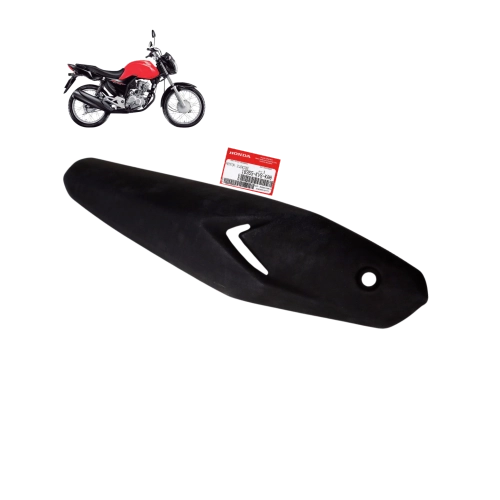 Protetor Escapamento Cg Start 160 2016 A 2024 Preto Original