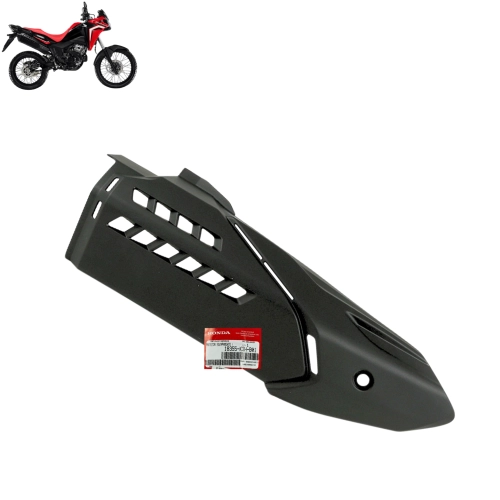 Protetor Escapamento Sahara 300 Xr 300l Tornado Preto Original Honda