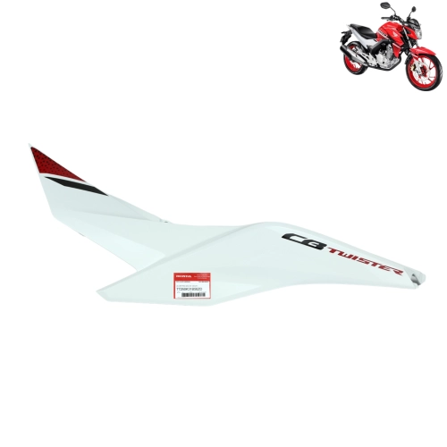 Rabeta Esquerda Cb 250f Twister 2022 Branco Original Honda