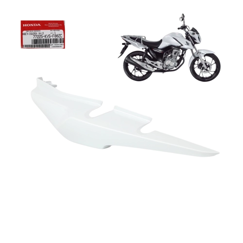 Rabeta Esquerda CG Fan 160 2018 Cargo 160 2018 a 2024 Branco Ross Original Honda