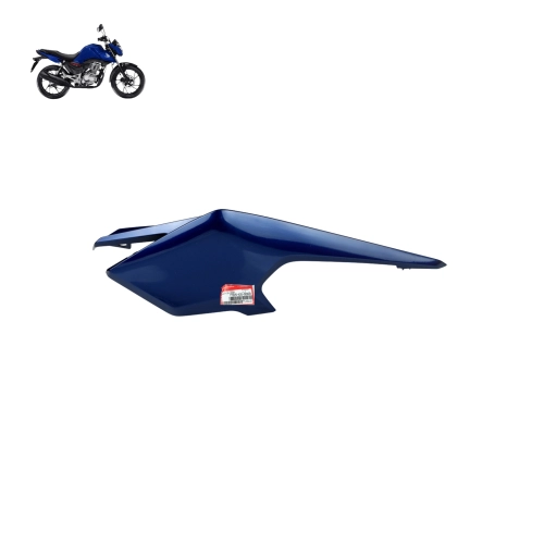 Rabeta Lado Esquerdo Azul Spencer Perolizado CG Fan 160 2025 Original Honda Rabeta Lado Esquerdo Azul Spencer Perolizado CG Fan 160 2025 Original Honda