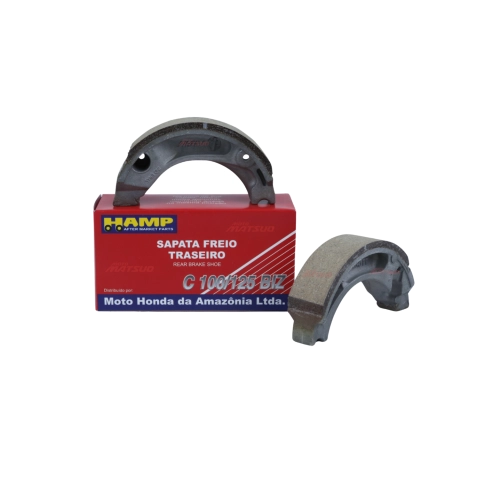 Sapata Freio Traseira Biz 100 125 Bros 125 150 Crf230 Hamp