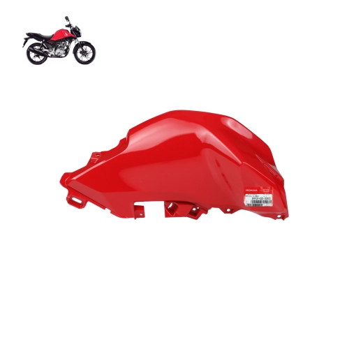 Tampa Direita Tanque Cg Fan 160 2025 Vermelho Original