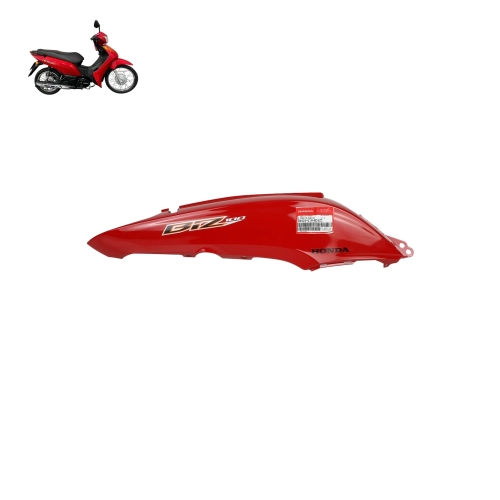 Tampa Lateral Direita Biz 100 ES KS 2014 Vermelha Original Honda Tampa Lateral Direita Biz 100 ES KS 2014 Vermelha Original Honda