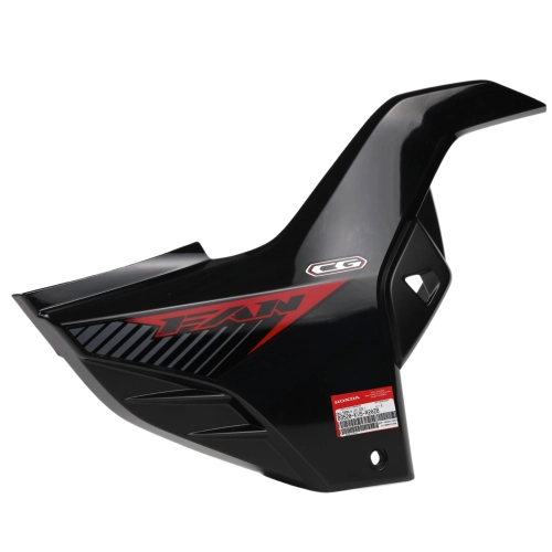 Tampa Lateral Direita Fan 160 2020 2021 Moto Preta E A Prata