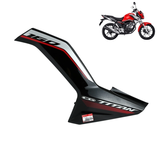 Tampa Lateral Esquerda Cg Titan 160 2022 2023 Vermelho Orig