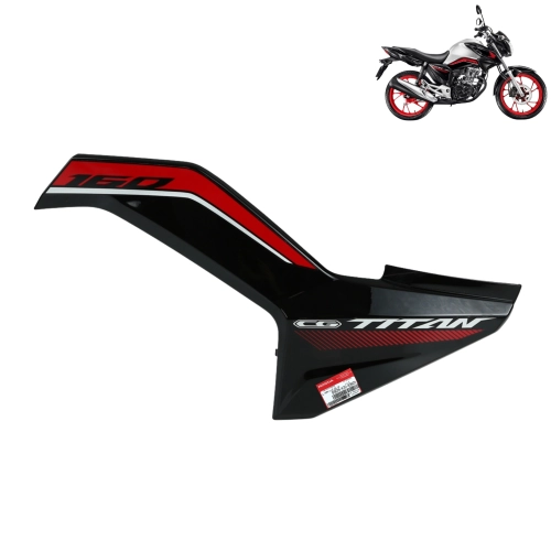 Tampa Lateral Esquerda Cg Titan160 2023 Prata Original Honda