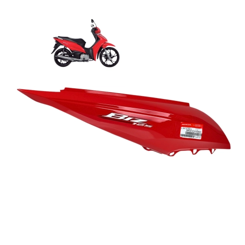 Tampa Lateral Lado Direito Biz 125 EX 2022 A 2024 Vermelho Maceio Original Honda Tampa Lateral Lado Direito Biz 125 EX 2022 A 2024 Vermelho Maceio Original Honda