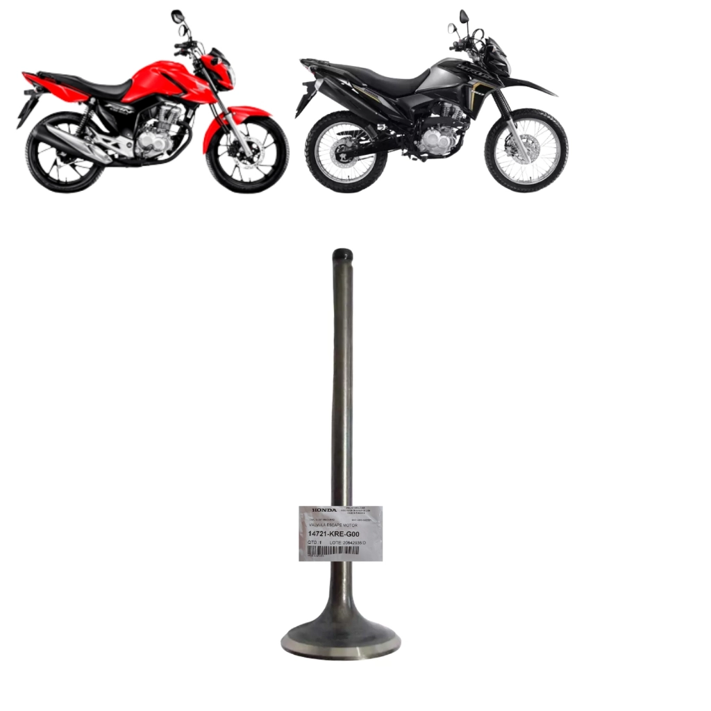 Valvula Escape Nxr Bros 160 Cg 160 2016 A 2026 Original Honda